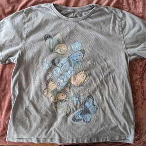 Lucky Brand butterfly graphic t-shirt